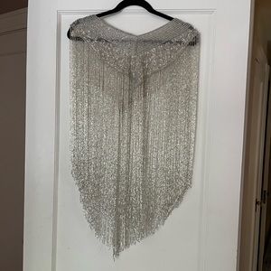 Burlesque beaded tassel top